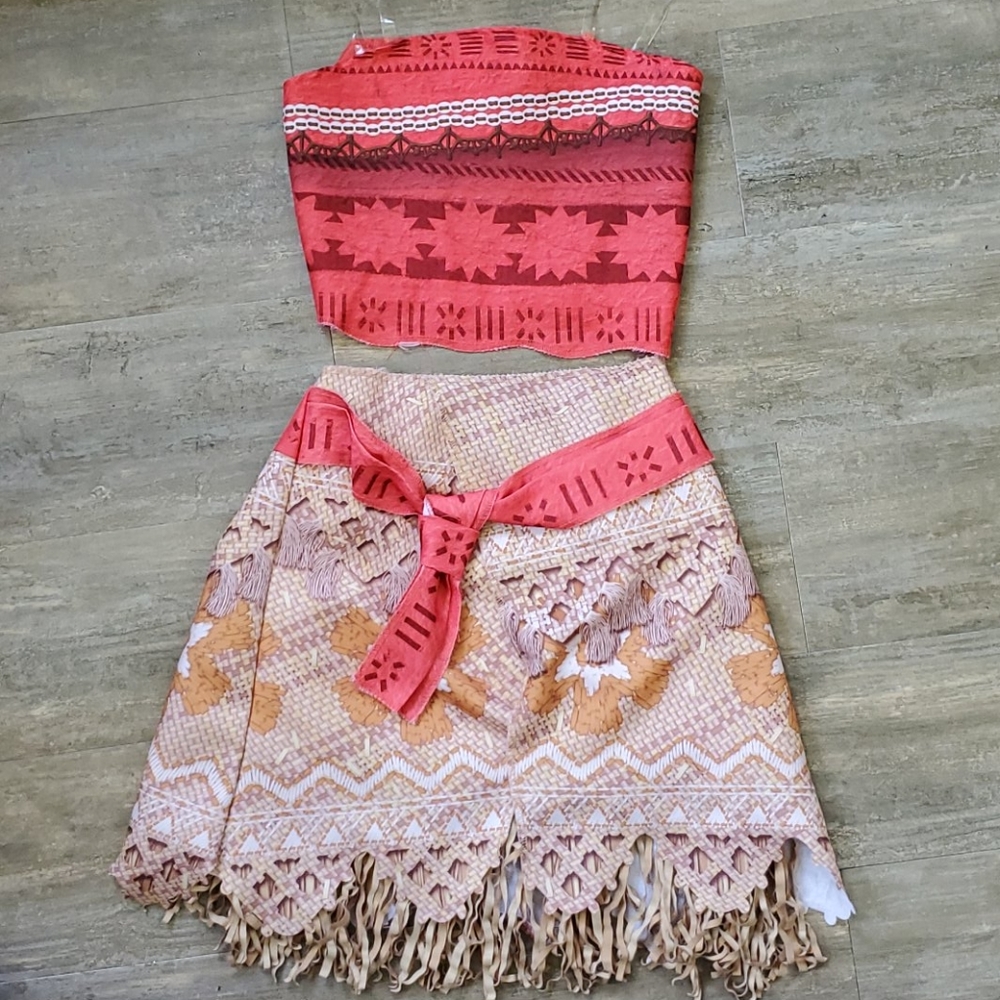 Disney's Moana 2 Piece Costume Dress